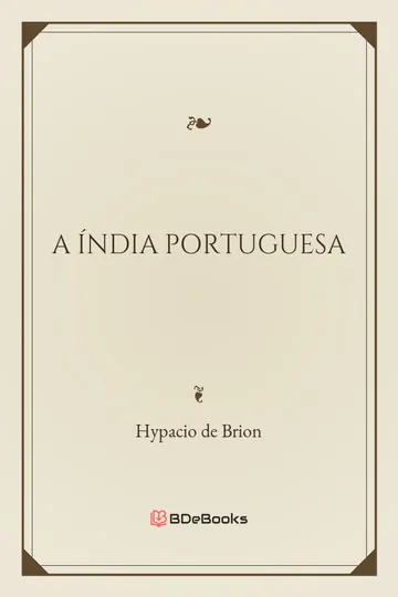 A Índia Portuguesa de Hypacio de Brion, capa do livro