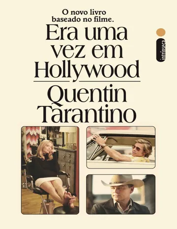 Era Uma Vez em Hollywood de Quentin Tarantino, capa do livro