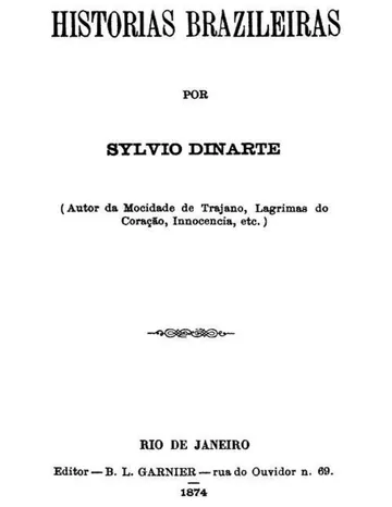 Historias Brazileiras de Visconde de Taunay, capa do livro