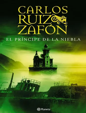 O Príncipe da Névoa de Carlos Ruiz Zafón, capa do livro