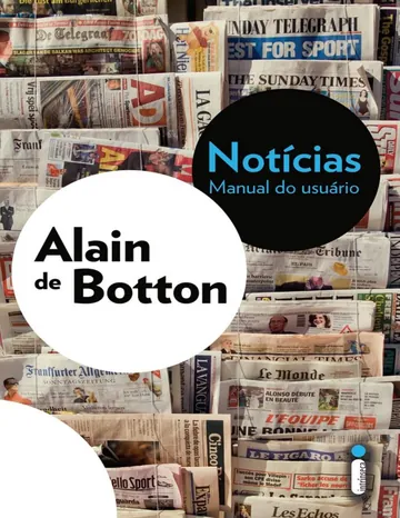 Notícias: Manual do Usuário de Alain de Botton, capa do livro