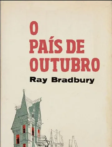 O País de Outubro de Ray Bradbury, capa do livro