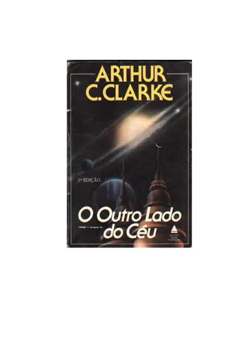 O Outro Lado do Céu de Arthur C. Clarke, capa do livro