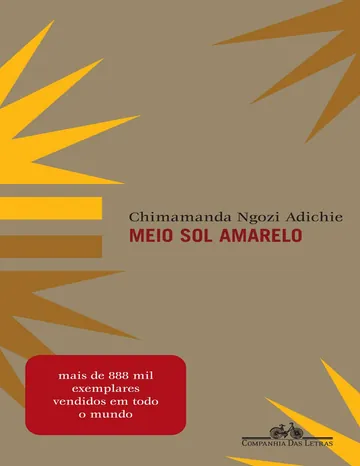 Meio Sol Amarelo de Chimamanda Ngozi Adichie, capa do livro