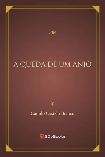 A Queda de um Anjo de Camilo Castelo Branco, capa do livro
