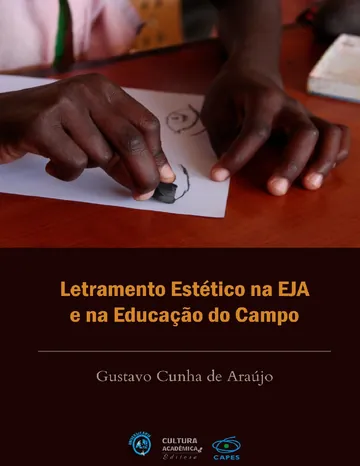 Letramento Estético na EJA e na Educação do Campo de Gustavo Cunha de Araújo, capa do livro