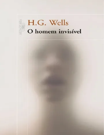 O Homem Invisível de H. G. Wells, capa do livro
