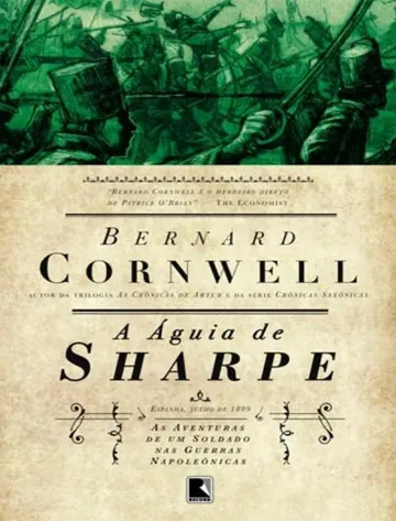 A Águia de Sharpe de Bernard Cornwell, capa do livro