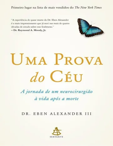 Uma prova do céu de Eben Alexander, capa do livro