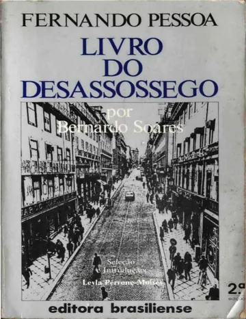 Livro do Desassossego de Fernando Pessoa, capa do livro