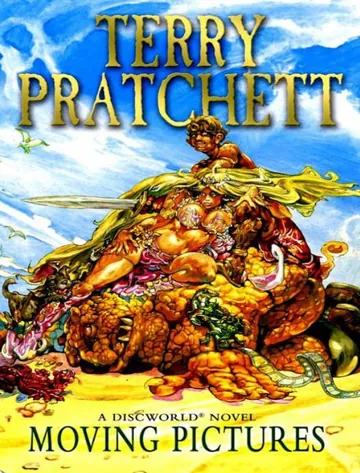 A Magia de Holy Wood de Terry Pratchett, capa do livro
