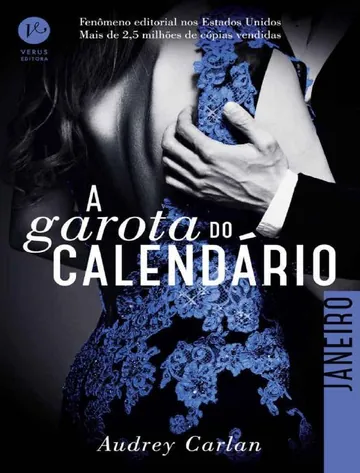 A garota do calendário: Janeiro de Audrey Carlan, capa do livro