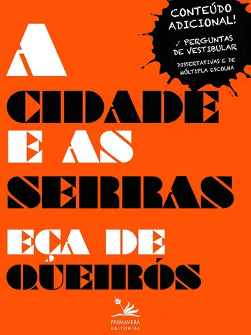 A Cidade e as Serras de Eça de Queirós, capa do livro