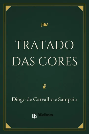 Tratado das Cores de Diogo de Carvalho e Sampaio, capa do livro
