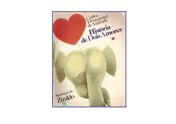 História de Dois Amores de Carlos Drummond de Andrade, capa do livro