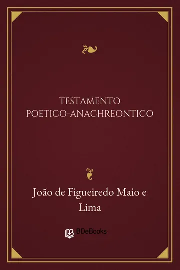 Testamento Poetico-Anachreontico de João de Figueiredo Maio e Lima, capa do livro