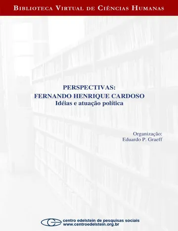 Perspectivas: Fernando Henrique Cardoso, idéias e atuação política de Fernando Henrique Cardoso, capa do livro