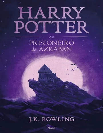 Harry Potter e o Prisioneiro de Azkaban de J. K. Rowling, capa do livro