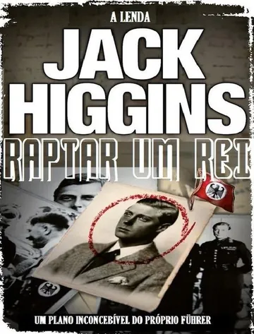 Raptar um Rei de Jack Higgins, capa do livro