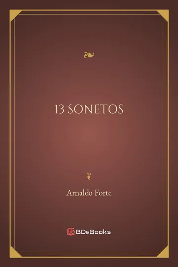 13 Sonetos de Arnaldo Forte, capa do livro