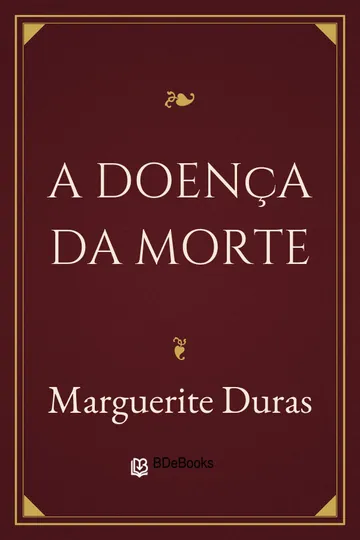 A Doença da Morte de Marguerite Duras, capa do livro