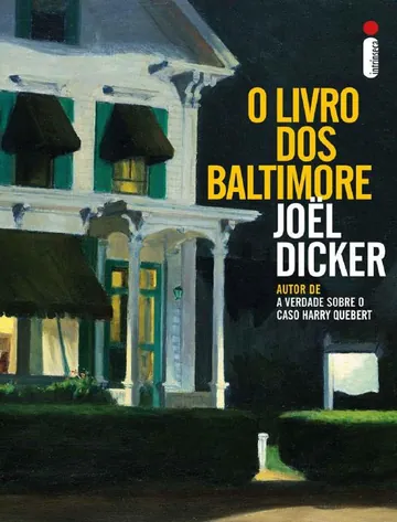 O Livro dos Baltimore de Joël Dicker, capa do livro
