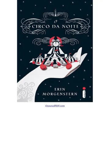O Circo da Noite de Erin Morgenstern, capa do livro