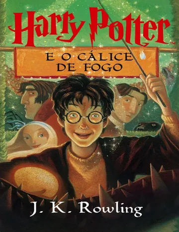 Harry Potter e o Cálice de Fogo de J. K. Rowling, capa do livro