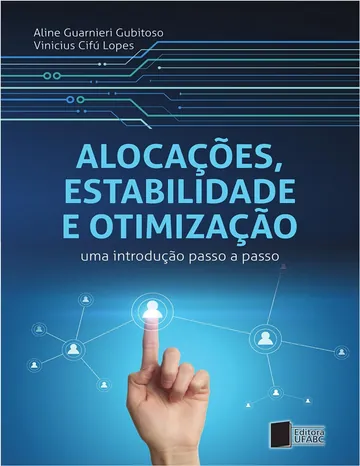 Alocações, estabilidade e otimização: uma introdução passo a passo de Aline Guarnieri Gubitoso, capa do livro