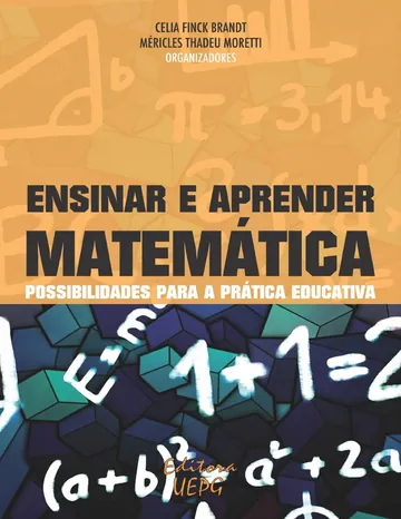 Ensinar e aprender matemática de Celia Finck Brandt, capa do livro