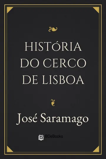 História do Cerco de Lisboa de José Saramago, capa do livro