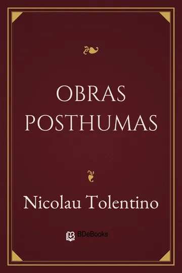 Obras Posthumas de Nicolau Tolentino, capa do livro