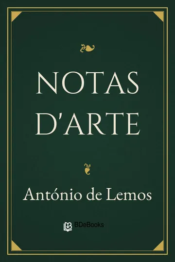 Notas d'arte de António de Lemos, capa do livro