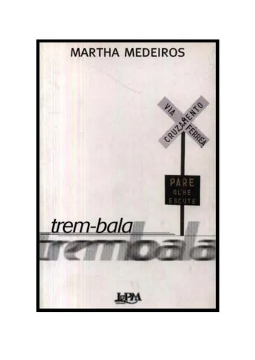 Trem-Bala de Martha Medeiros, capa do livro