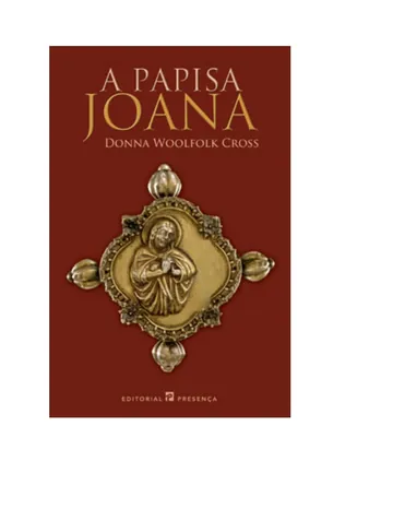 A Papisa Joana de Donna Woolfolk Cross, capa do livro