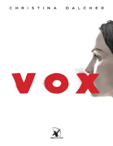 Vox de Christina Dalcher, capa do livro