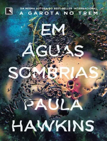 Em Águas Sombrias de Paula Hawkins, capa do livro