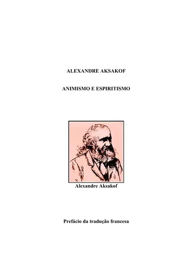 Animismo e Espiritismo de Alexandre Aksakof, capa do livro