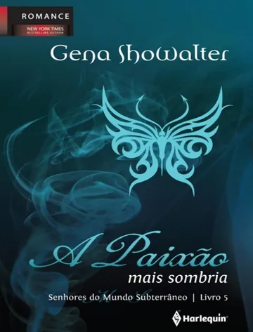 A Paixão Mais Sombria de Gena Showalter, capa do livro
