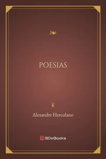 Poesias de Alexandre Herculano, capa do livro