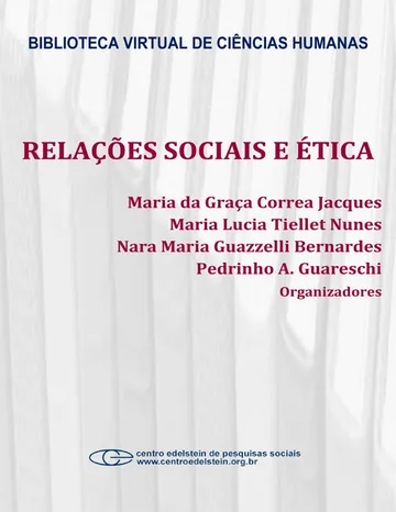 Relações Sociais e Ética de Maria da Graça Correa Jacques, capa do livro