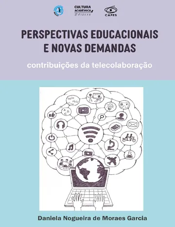 Perspectivas educacionais e novas demandas: a telecolaboração de Daniela Nogueira de Moraes Garcia, capa do livro