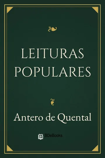 Leituras Populares de Antero de Quental, capa do livro