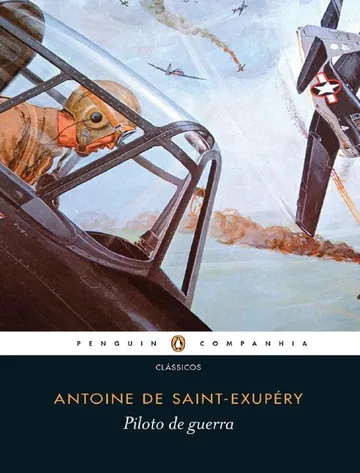 Piloto de Guerra de Antoine de Saint-Exupéry, capa do livro