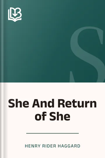 She And Return of She লেখক Henry Rider Haggard, বইয়ের প্রচ্ছদ