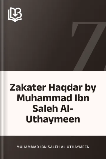 Zakater Haqdar by Muhammad Ibn Saleh Al-Uthaymeen লেখক Muhammad Ibn Saleh Al-Uthaymeen, বইয়ের প্রচ্ছদ