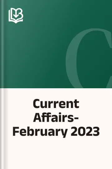 Current Affairs- February 2023, বইয়ের প্রচ্ছদ