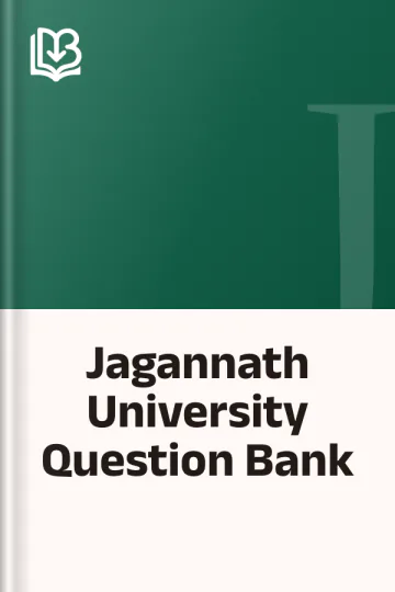 Jagannath University Question Bank, বইয়ের প্রচ্ছদ