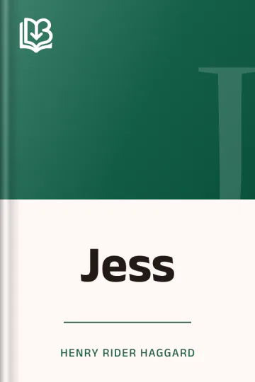 Jess লেখক Henry Rider Haggard, বইয়ের প্রচ্ছদ