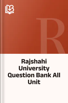 Rajshahi University Question Bank All Unit